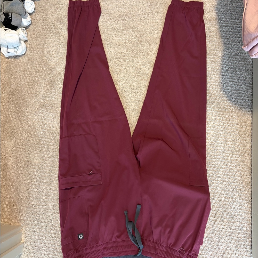 Women's Maroon Drawstring Track Pants
